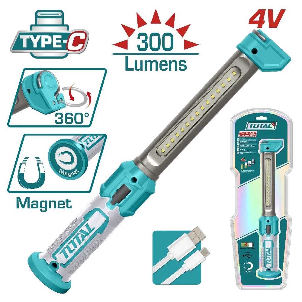 TOTAL LAMPE 3.6V +CH USB TWLI35261