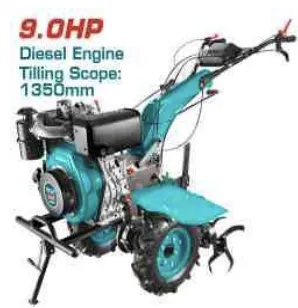 TOTAL MOTOBINEUSE 9CV DIES TDC13501